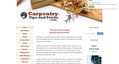 Desktop Screenshot of carpentry-tips-and-tricks.com